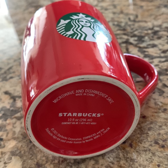 Red Starbucks 2021 Coffee Mug Classic Replacement Excellent Condition - Picture 4 of 5